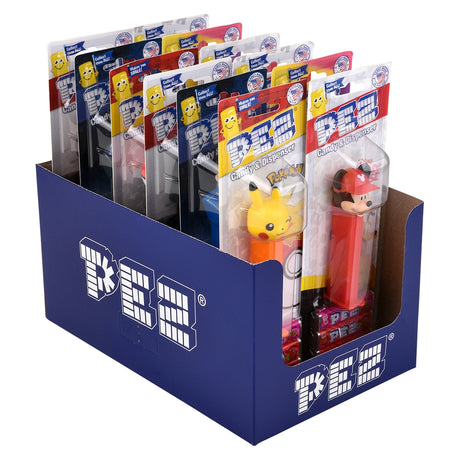 Pez Candy Blister Packs Assorted (12 Pc Display)