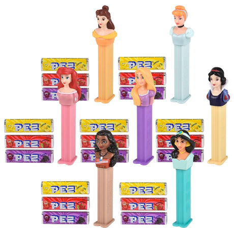 Pez Candy Disney Princesses Blister Pack (12 PC)