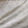 Zyrene Metallic Velvet Fabric - Ivory Solid Metallic Finish, 55" Width (1 Yard)