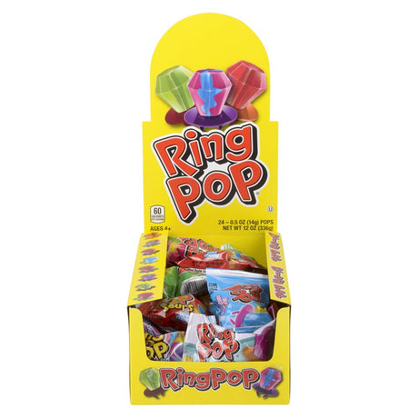 Ring Pop Lollipop Assorted (24 Pc Box)