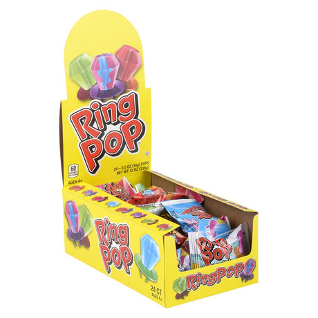 Ring Pop Lollipop Assorted (24 Pc Box)