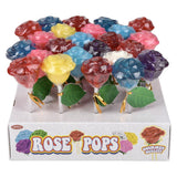 Rose Pops Assorted Lollipops (24 Pc Display)