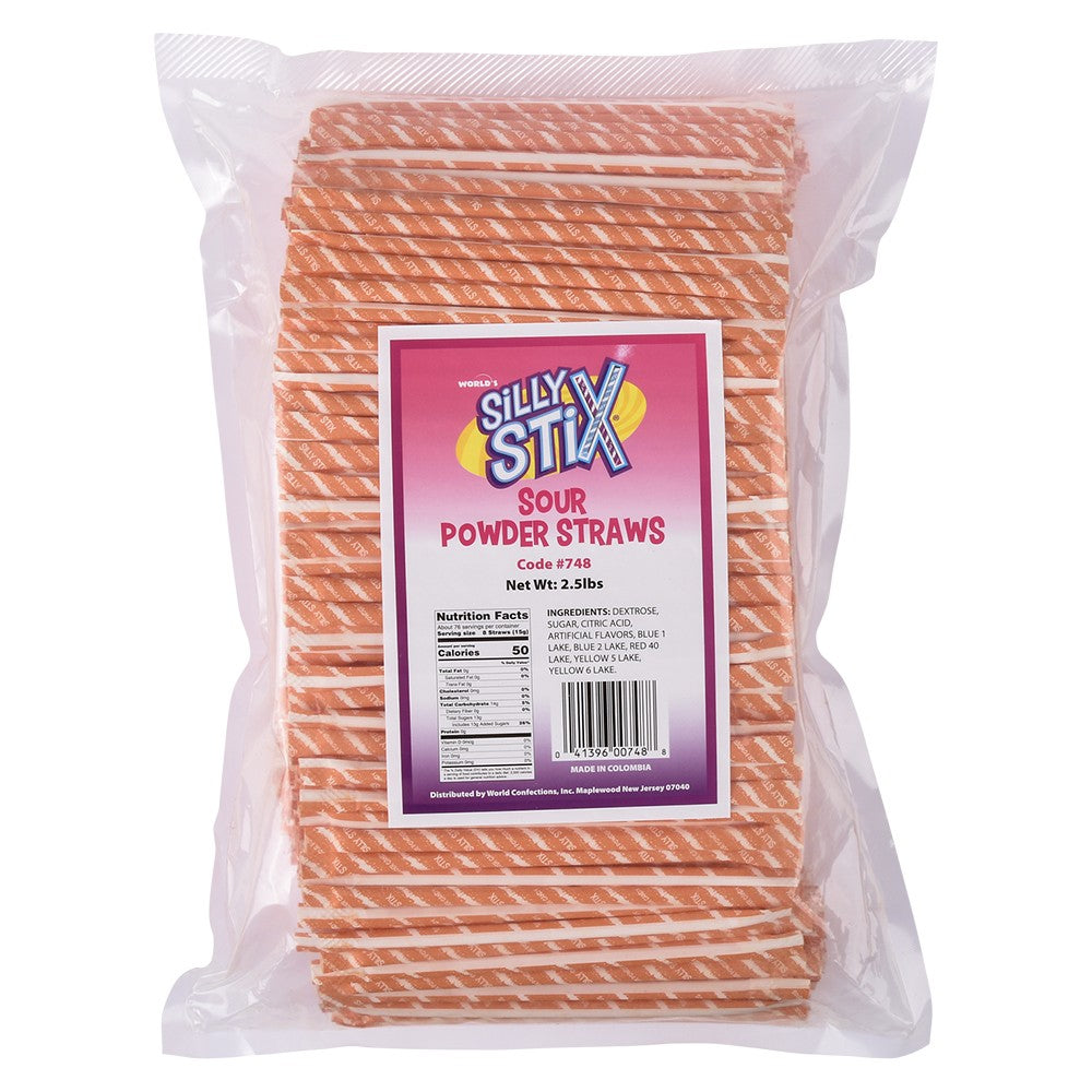 Sour Powder Straws (610 Pieces)
