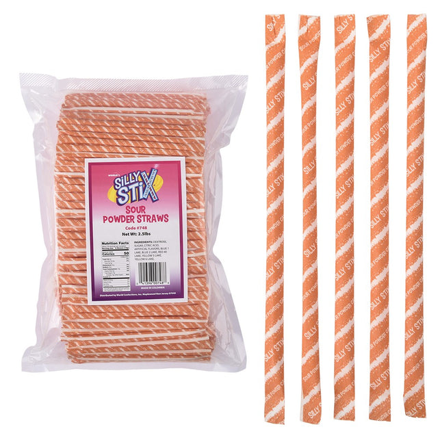 Sour Powder Straws (610 Pieces)