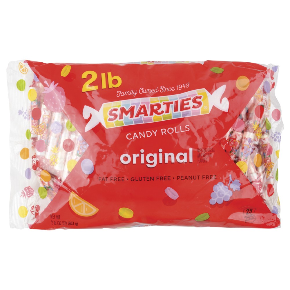 Smarties Candy 2lb Bag 120ct