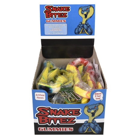 Snake Bitez Gummy Candy (9 Pc Display)