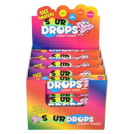 Sour Drops Chewy Candy (12 ct Display)