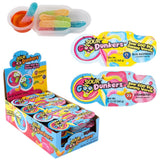 Sour Gummy Worms with Liquid Candy Dipping Sauce (12 PC Display)