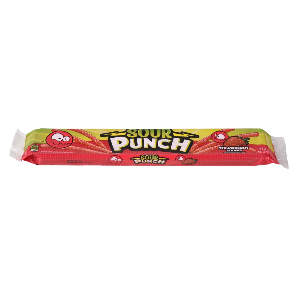 Sour Punch Strawberry Straws (1 Box)
