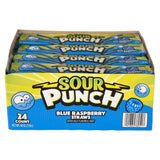 Sour Punch Blue Raspberry Straws (24 Ct Box)