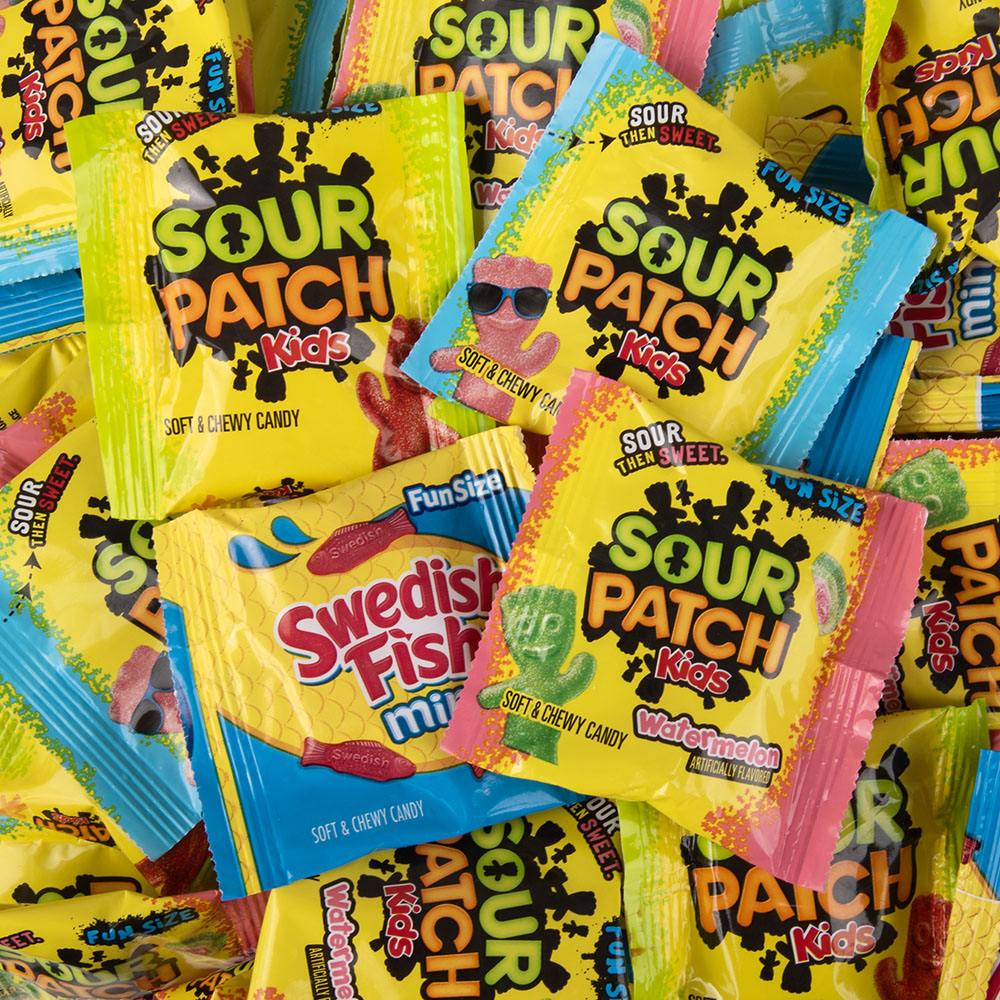 Sour Patch Kids Swedish Fish Variety Bag (200 Ct)