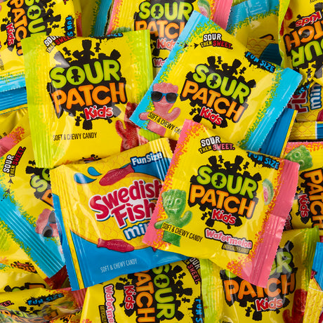 Sour Patch Kids Swedish Fish Variety Bag (200 Ct)
