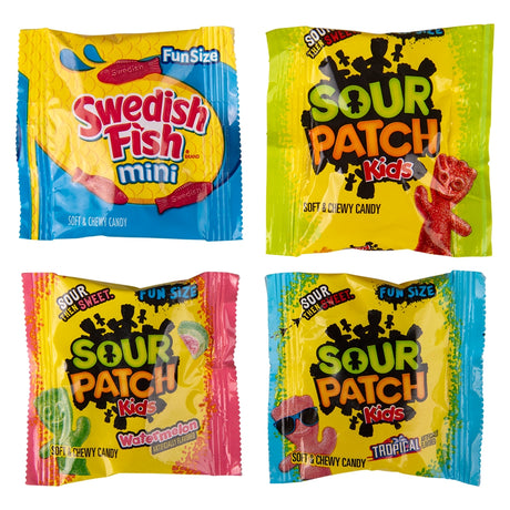 Sour Patch Kids Swedish Fish Variety Bag (200 Ct)