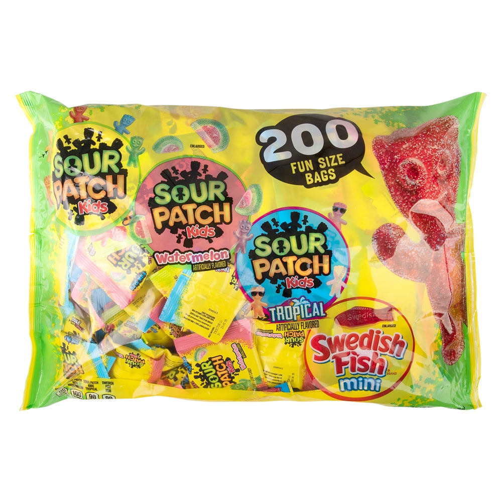 Sour Patch Kids Swedish Fish Variety Bag (200 Ct)