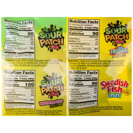 Sour Patch Kids Swedish Fish Variety Bag (200 Ct)