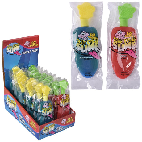 Sour Tongue Slime Gel Candy (24 Ct)