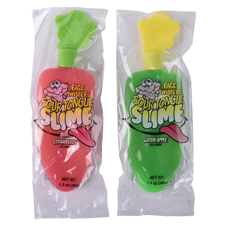 Sour Tongue Slime Gel Candy Display (24 Ct)