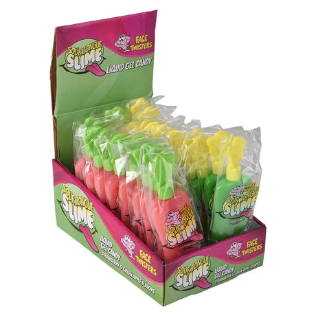Sour Tongue Slime Gel Candy Display (24 Ct)