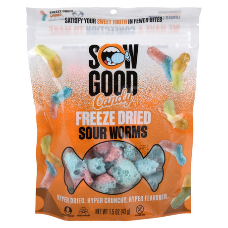 Freeze Dried Sour Worms