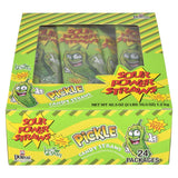 Sour Pickle Candy Straws (24 Piece Box)