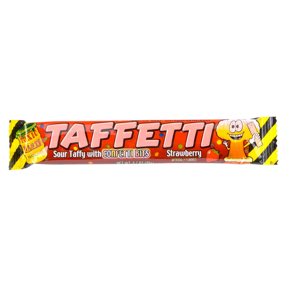 Strawberry Sour Taffy Display (12 Boxes)