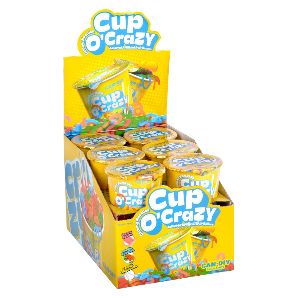 Gummy Noodles Cup (12 PC Display)