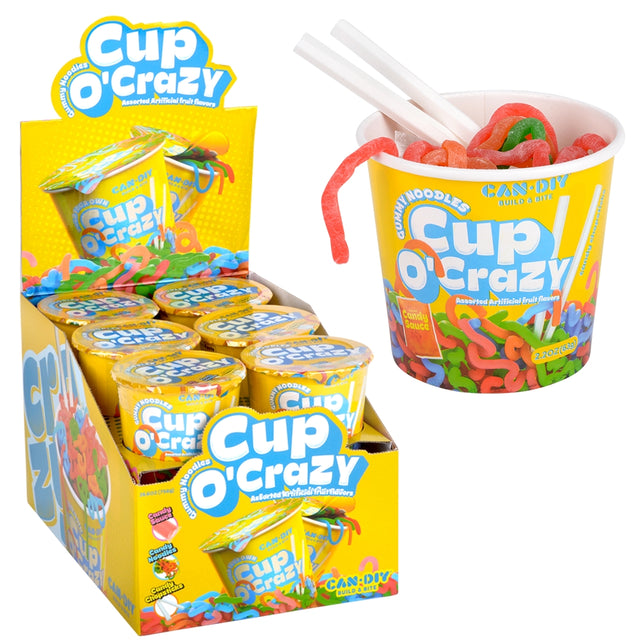 Gummy Noodles Cup (12 PC Display)