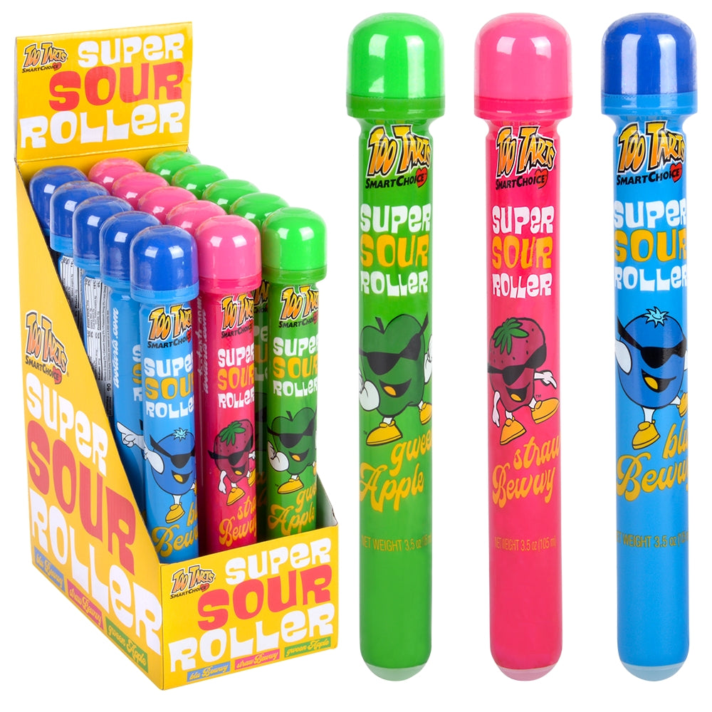 Super Sour Roller Candy Display (15 Count)