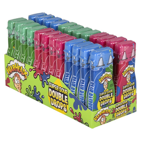 Warheads Super Sour Double Drops (24 Pc Box)