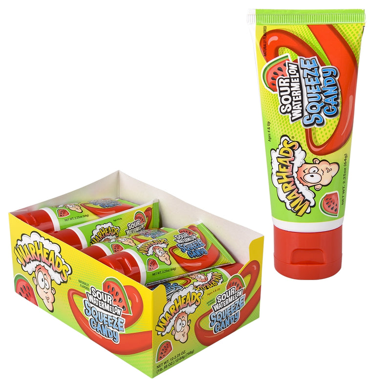 Warheads Sour Watermelon Squeeze Candy 12ct
