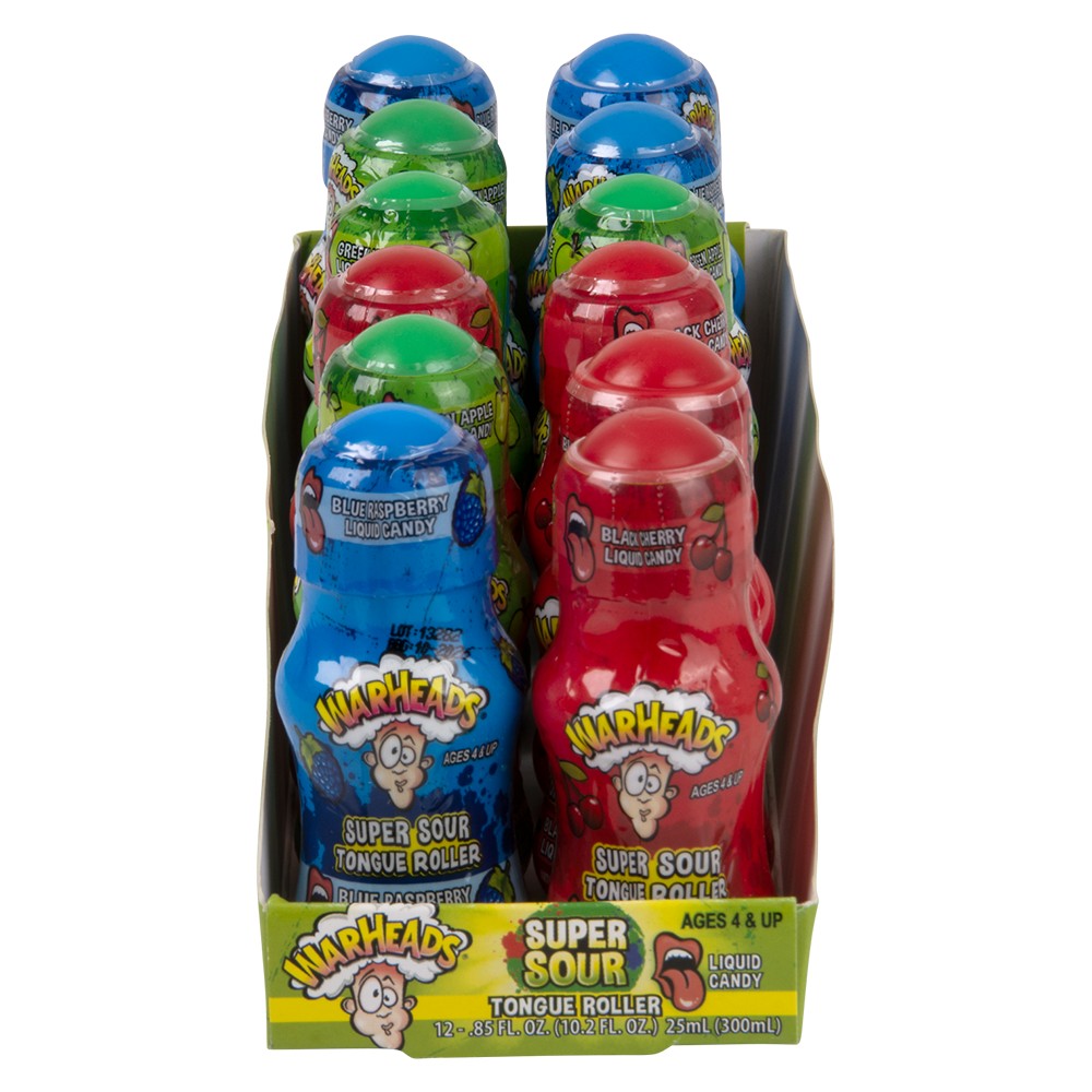 Warheads Super Sour Tongue Rollers (1 DZ)
