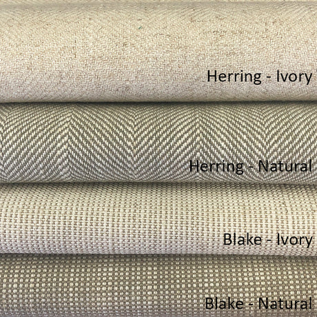 Blake Linen Look Fabric - Textured Solid, 55" Width (1 Yard)