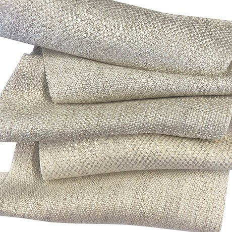 Kyle Linen Blend Fabric - Natural Solid, 55" Width (1 Yard)