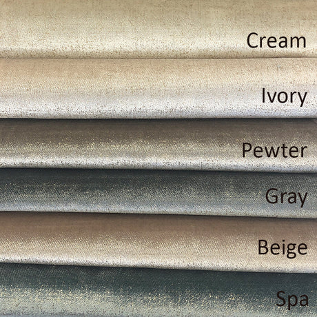 Margo Metallic Cut Velvet Fabric - Solid Metallic Woven Velvet, 55" Width (1 Yard)