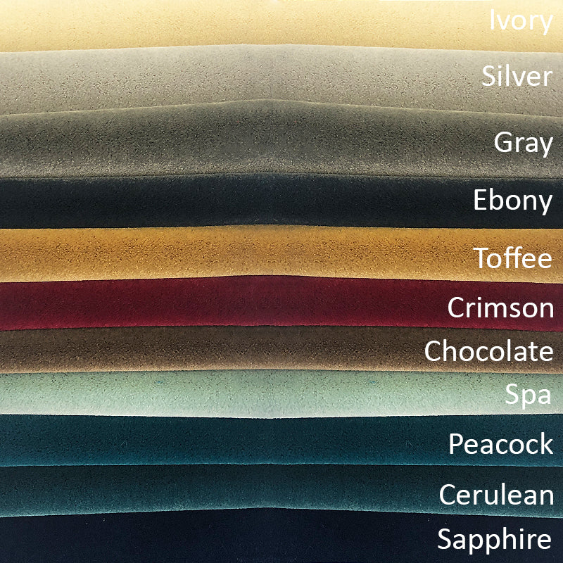 Mohair Faux Mohair Polyester Fabric - Solid, 55" Width (1 Yard)