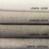 Lennon Solid Linen Blend Fabric - Solid Linen Blend, 56" Width (1 Yard)