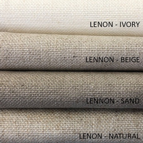 Lennon Solid Linen Blend Fabric - Solid Linen Blend, 56" Width (1 Yard)