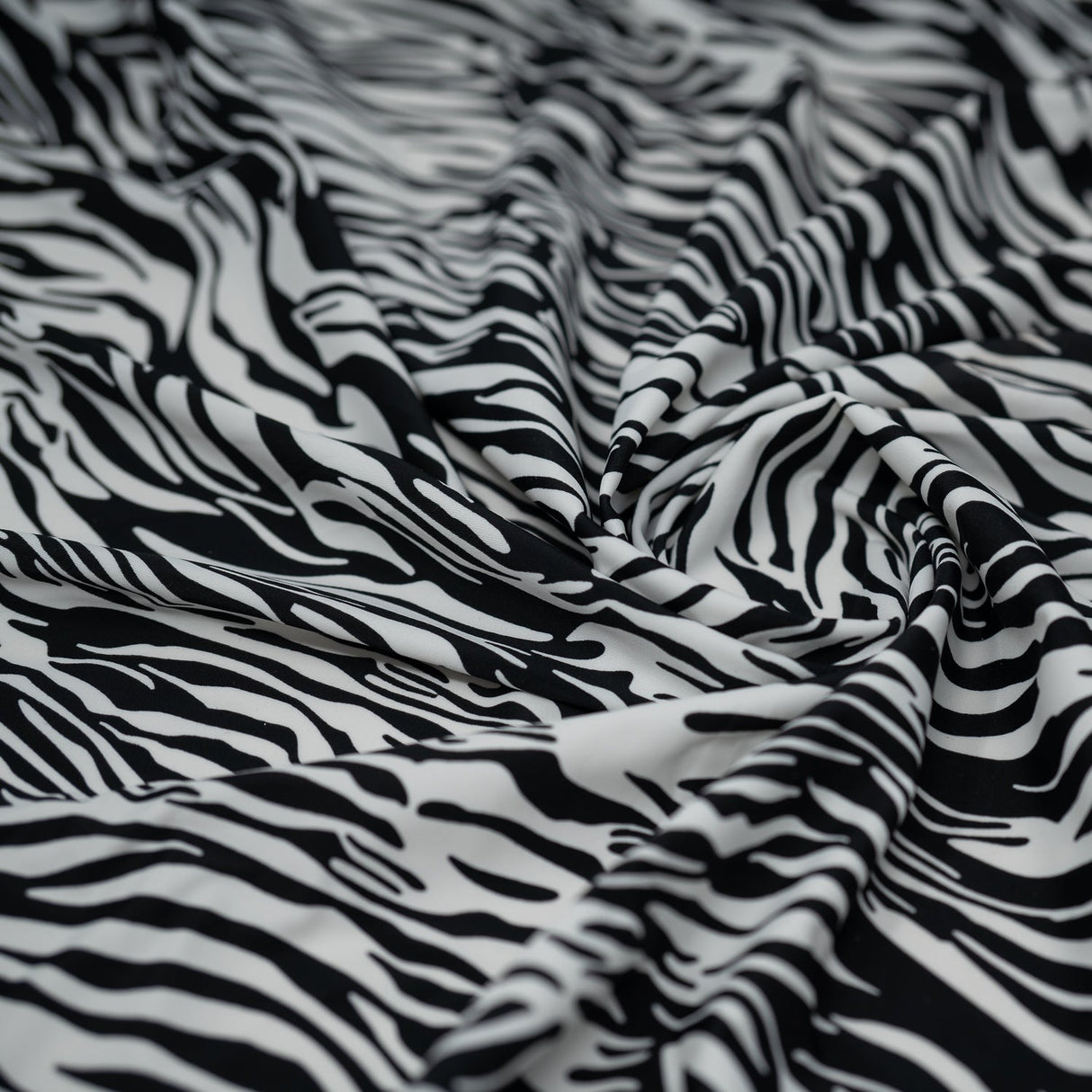 Zebra Printed Spandex Fabric