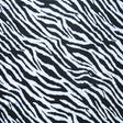Swim Knit Zebra Print Poly Spandex 4-Way Stretch