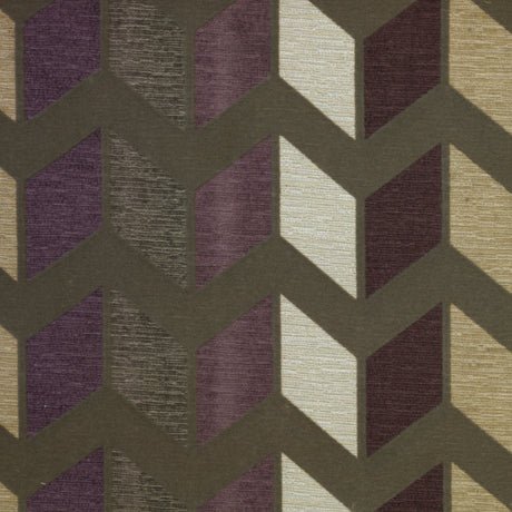 Cotton Blend Upholstery Fabric Chevron Pattern Zeppelin