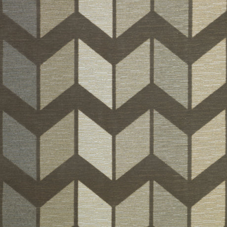 Cotton Blend Upholstery Fabric Chevron Pattern Zeppelin