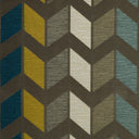 Cotton Blend Upholstery Fabric Chevron Pattern Zeppelin