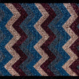 Cusco Stretch Velvet Sequin Polyester Fabric - Blue, Embroidered Sequins, 60" Cut Width, 46/47" Usable Width (1 Yard)
