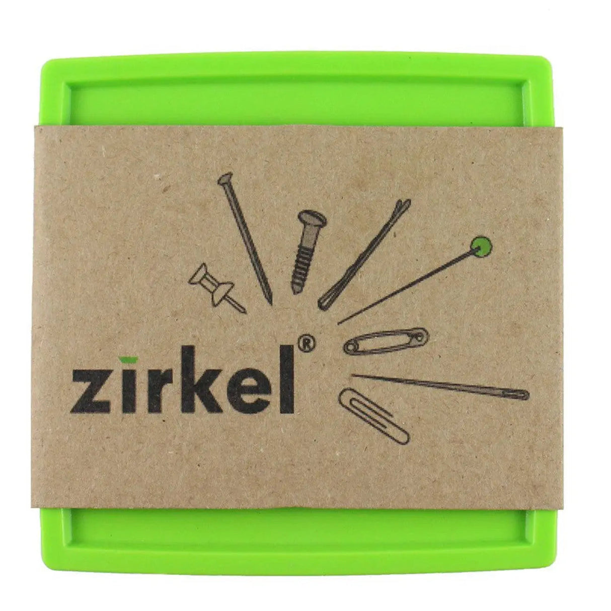 Magnetic Pincushion Lime Green 4in x 4in