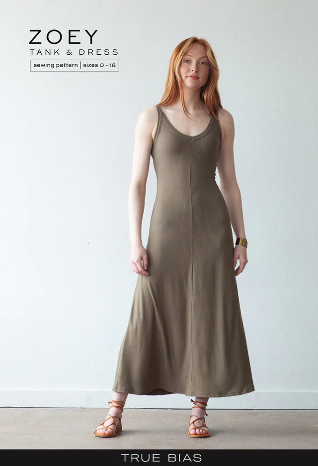 Knit Tank Top and Dress Pattern Zoey 0-18