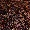 Zsa Spa Polyester Spandex Sequin Fabric - Holographic Embroidered Sequins, 50" Width (1 Yard)