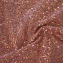 Zsa Spa Polyester Spandex Sequin Fabric - Holographic Embroidered Sequins, 50" Width (1 Yard)