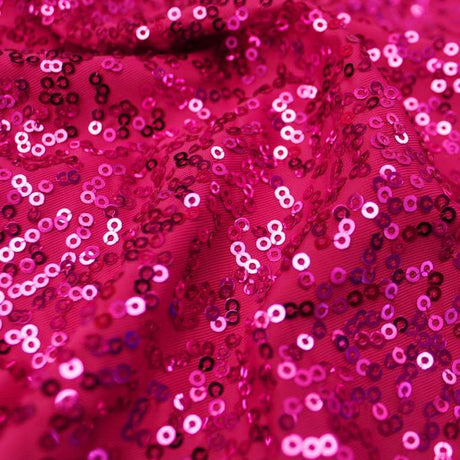 Zsa Zsa Polyester Spandex Sequin Fabric - Embroidered Sequins, 50" Width, 304 GSM (1 Yard)
