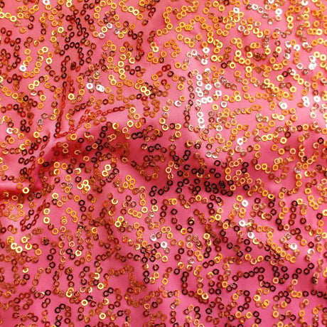 Zsa Zsa Polyester Spandex Sequin Fabric - Embroidered Sequins, 50" Width, 2-Way Stretch (1 Yard)