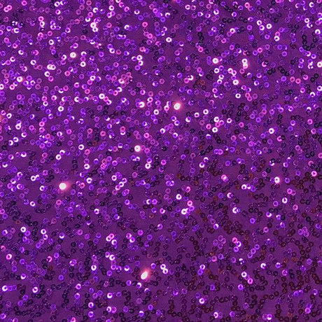 Zsa Zsa Polyester Spandex Sequin Fabric - Embroidered Sequins, 50" Width, 2-Way Stretch (1 Yard)